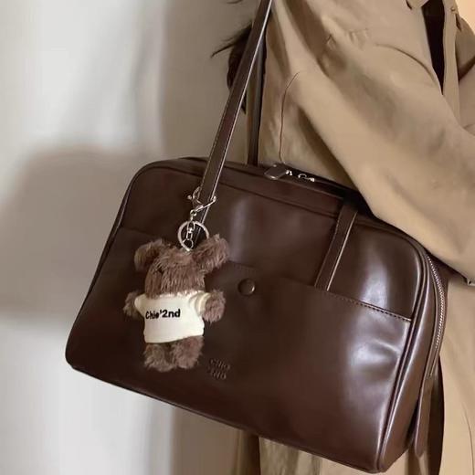 【复古大气，百搭时尚】巴赫站台枕头包包 女式新款复古 上班通勤手提大包-QQ 商品图2