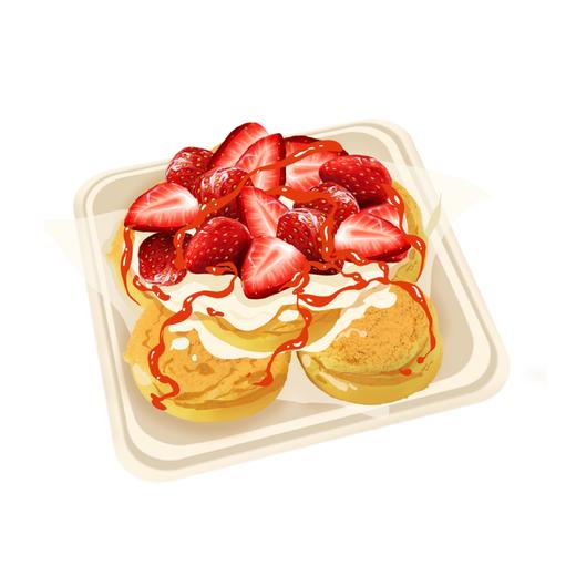 草莓奶油泡芙 商品图0