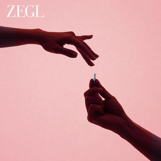 ZEGL设计师925银饰星辰光年小心语夜光情侣对戒指七夕送女友礼物 商品图4