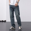 圣得西长裤男款2025年新款休闲阔腿宽松直筒青年美式街头牛仔裤男2552915163 商品缩略图1