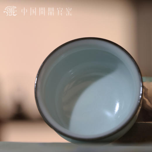 问鼎官窑北官月白手握杯 商品图2