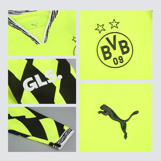 小李子PUMA彪马多特蒙德周年纪念款球员版长袖球衣男款776141 04 商品图3