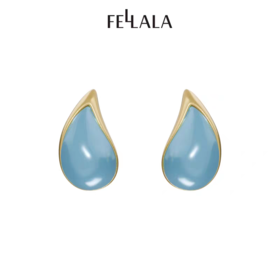 2楼Fellala/翡拉拉「绽放2.0」系列简约气质耳钉精致高级感耳饰货号925418103吊牌价569现价512