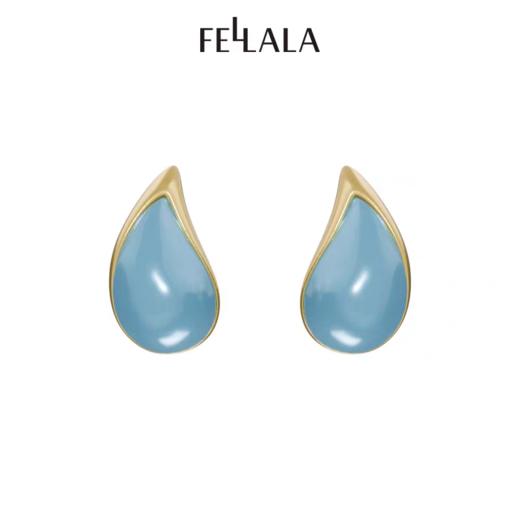 2楼Fellala/翡拉拉「绽放2.0」系列简约气质耳钉精致高级感耳饰货号925418103吊牌价569现价512 商品图0