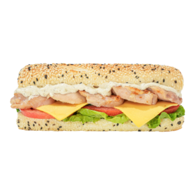 原切鸡腿排三明治