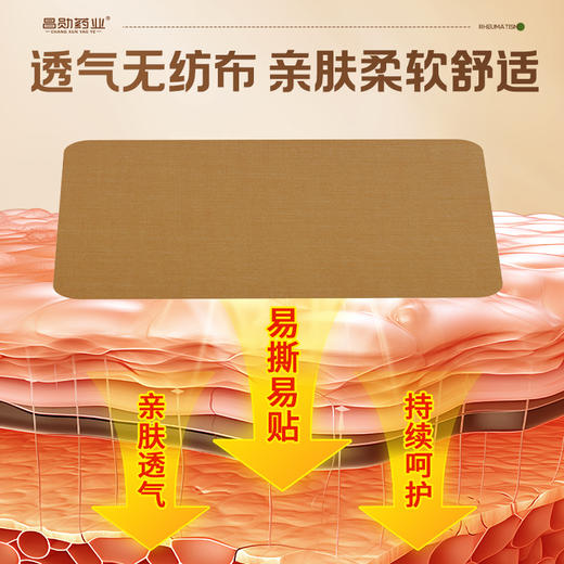 昌勋药业肤美康牌风湿筋骨贴风湿类风湿性关节炎颈肩腰关节疼痛 商品图3