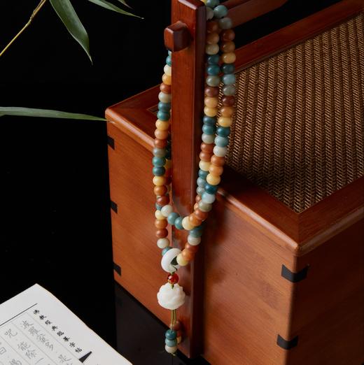 普陀山书院 菩提手串 祈福手串  菩提108珠买  一送一（送福慧卷轴） 商品图6