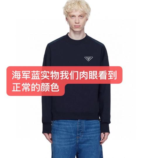 PLD新款经典胶章Logo圆领套头卫衣 舒适宽松版型男女都可以穿 商品图2