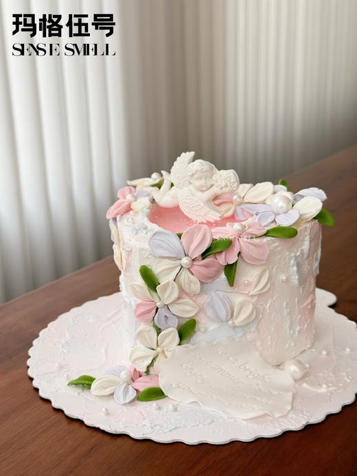 H179心形许愿池（韩式裱花蛋糕，请提前1-2天预订） 商品图1