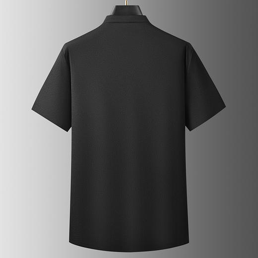 【封口款】【DDP】大依优型大码小立领盘扣短袖衬衫肥佬时尚半袖衬衣中国风夏装男士加肥加大码 商品图2