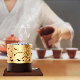 【工行】紫气东来金盘香炉 38克银 新中式