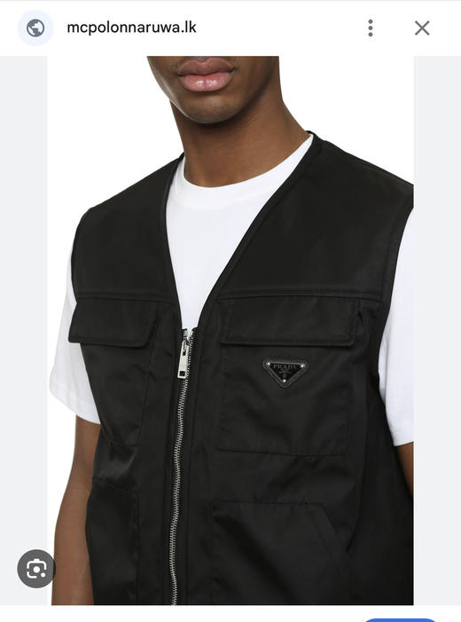 P.R.D 尼龙薄款 摩登背心。口袋马甲 BX071 商品图1