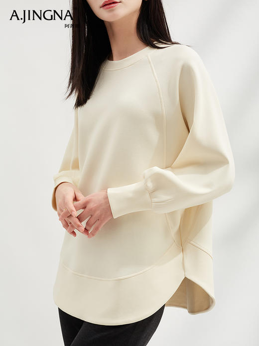 【松弛调性】阿菁娜实力穿搭C位自带显瘦卫衣F30C302017 商品图2