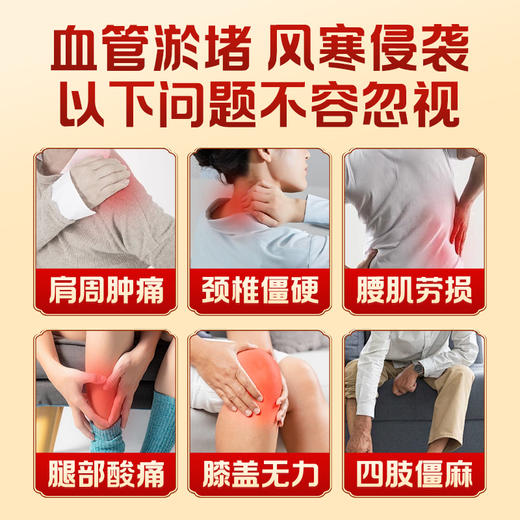 昌勋药业天麻三七通络贴颈椎肩周腰膝盖艾灸贴官方旗舰店正品 商品图1