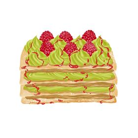 意式开心果拿破仑