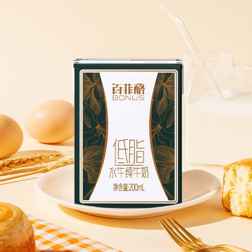 百菲酪 3.8g 低脂 水牛纯牛奶  200ml*12 商品图3