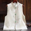 秋装新品新中式立领坎肩无袖重工精致刺绣背心马甲 商品缩略图0
