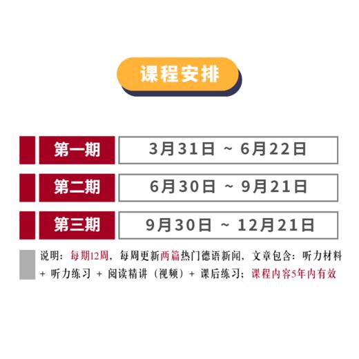【推荐】2025德语新闻阅读年课 商品图4