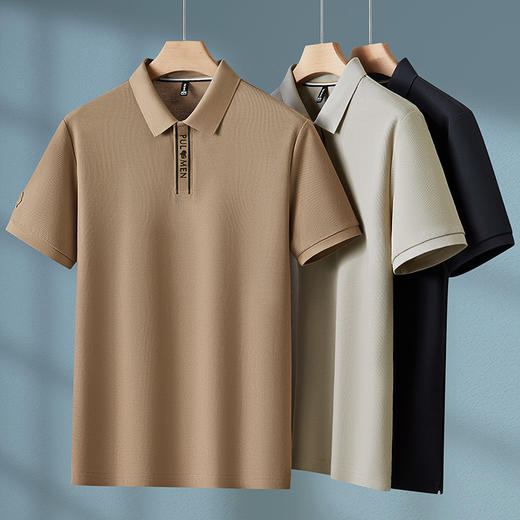 【100%棉】【DPF】大依优型大码短袖POLO衫休闲棉半袖体恤男加肥衣服肥佬夏天薄款休闲大码 商品图4