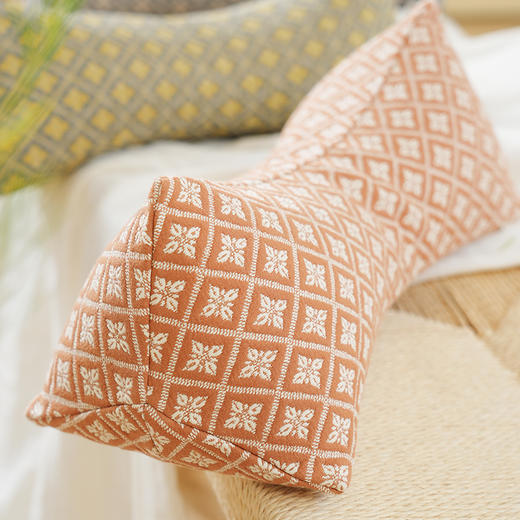 菱形雏菊系列三角颈椎枕天然荞麦壳菊花护颈枕睡觉支撑专用枕头成人 商品图3