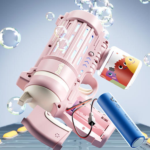 【一键启动 多彩泡泡之旅】儿童萌趣手持泡泡机玩具 长久续航 多孔出泡 欢乐不断电 商品图3
