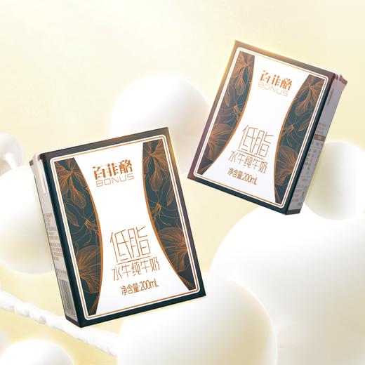 百菲酪 3.8g 低脂 水牛纯牛奶  200ml*12 商品图2