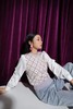 ANSUABEL 提花针织衬衫拼接上衣 17803 商品缩略图7