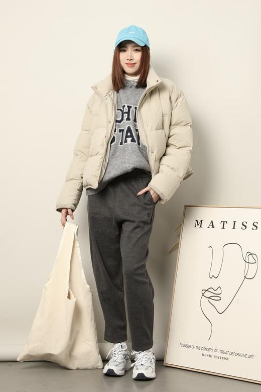 HAYES 深灰色厚款加绒休闲百搭卫裤 17815 商品图2