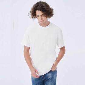 岸纾 索罗娜新疆长绒棉圆领短袖T恤260克（8色可选）T1255