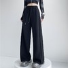 严选 | LULU同款神裤 卫裤阔腿裤 黑色/白色 S-XL（90-140）柔软舒适 百搭显瘦 商品缩略图0
