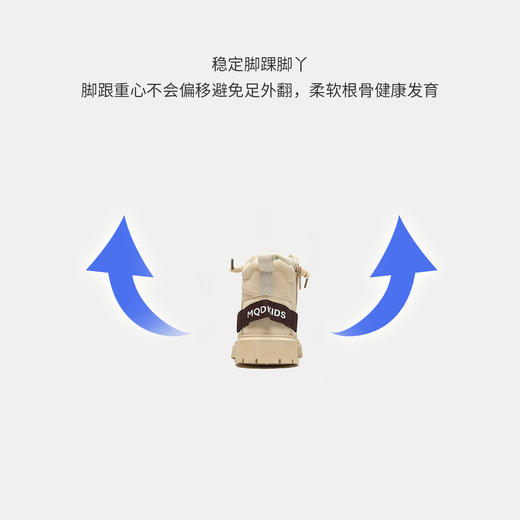 【ZY马骑顿】儿童马丁靴冬季男童短靴英伦风女童韩版靴子 商品图4