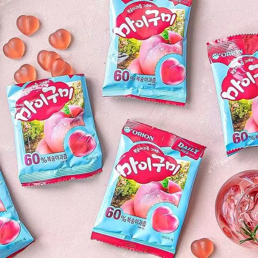 ORION好丽友水蜜桃味QQ糖66g 商品图0