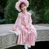 千韵岗 花未眠明制汉服套装 新中式女童薄纱长袍马面裙 商品缩略图2