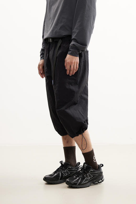 吃茶去chichaqu25卡扣户外七分短裤山系夏季机能休闲运动宽松男女 商品图0