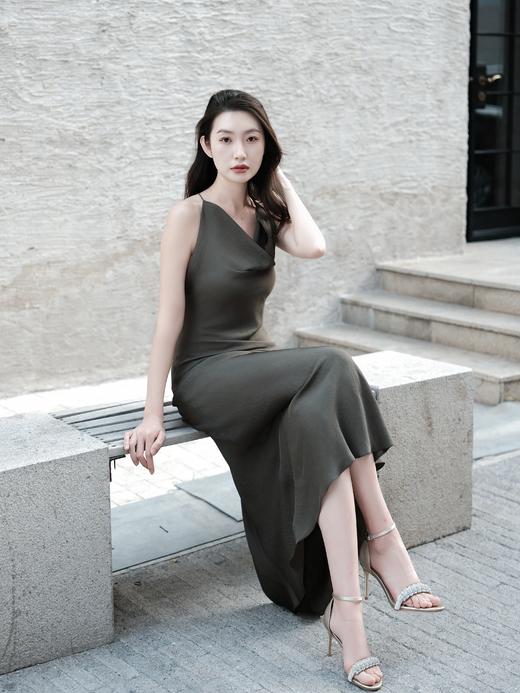 westory夏季新款法式全细闪钻交叉绑带中空礼服鞋细高跟凉鞋W24BG61911 商品图7