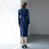 IWY/藏青色职业西装半裙女正式场合商务正装售楼部酒店接待工装CS2105 商品缩略图4