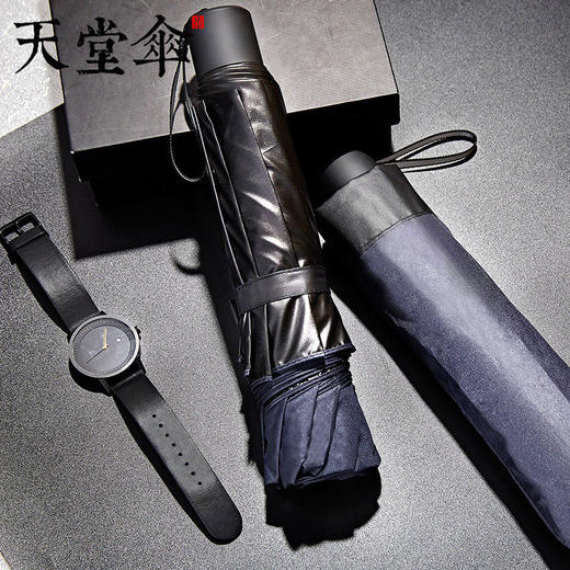 【天堂伞！双人全钢十骨大伞】绅士风范，雨中挚爱。大伞轻质如云，伞下直径107cm，雨露无惧。更多关爱，呵护你我。 商品图3