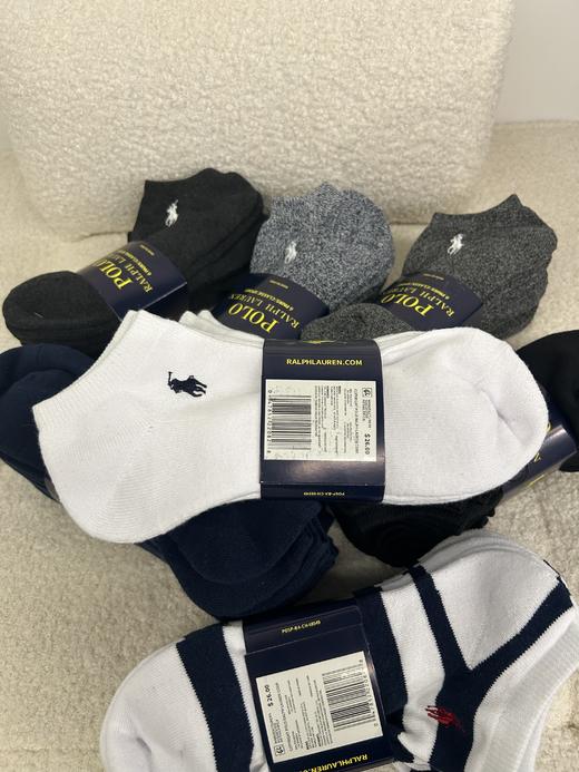【6双装】马球短筒袜 小马刺绣标 美式休闲日单毛巾底 特惠 PT-1186 商品图1