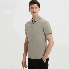 【精选】岸纾 高端运动5A抗菌防晒速干冰感polo衫（8色可选）  黑科技面料短袖凉感抗菌吸湿透气T恤 P1031