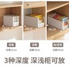 懒角落 橱柜收纳盒直角长方形厨房桌面整理盒子杂物零食收纳储物筐/个 商品缩略图0