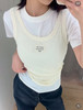 女款假两件短袖T恤 AL0436-AEG 商品缩略图1