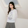 【严选】【HelloKitty合作系列】诗凡黎蝴蝶结针织罩衫25春新款套头薄上衣7G3130441 商品缩略图2