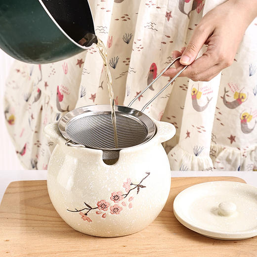 【雪花釉猪油罐】耐高温猪油罐陶瓷手绘釉下彩一件代发油泼辣子辣椒罐盐罐调味罐 商品图2