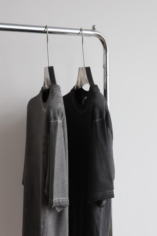 元单好货 U.L  重水洗做旧宽松短袖T恤 宽松百搭 TX398 商品图4