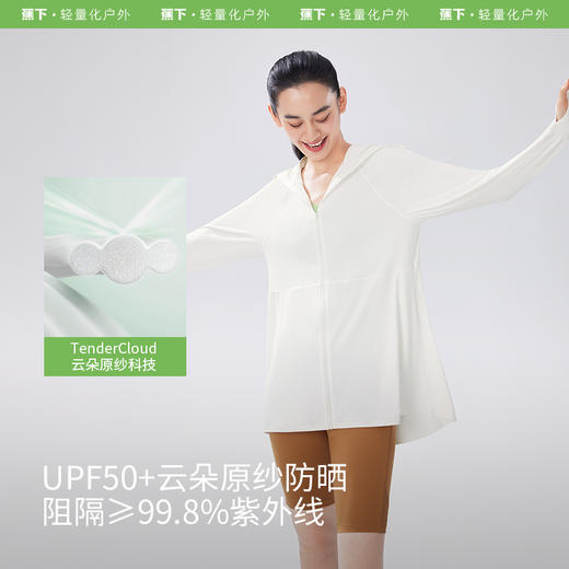 蕉下女士凉感中长款防晒衣AL10724 商品图1
