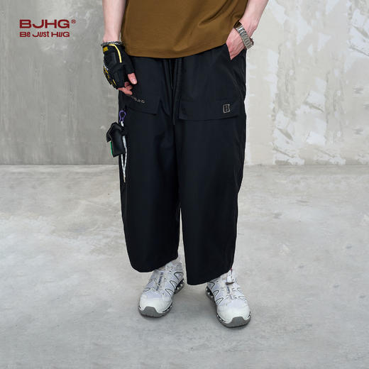 BJHG不计后果运动速干休闲工装裤子男款夏2025新款潮流宽松九分裤 商品图2