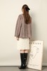SIA SAYLOR 灰咖色毛绒条纹外套 17793 商品缩略图5