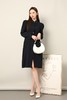 Le Malene 藏蓝色简约大气衬衫连衣裙 17762 商品缩略图1