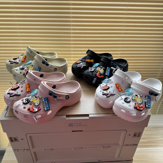 卡家云朵增高洞洞鞋送鞋扣308 商品图1