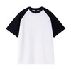【任选两件】美式复古纯棉插肩短袖T恤男女春夏新款重磅休闲宽松撞色情侣上衣 商品缩略图2